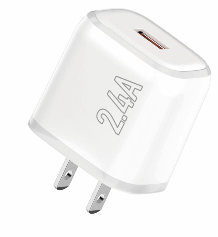 YLC 2.1A USB A Charger Adapter-US/UK/EU/IN Plug