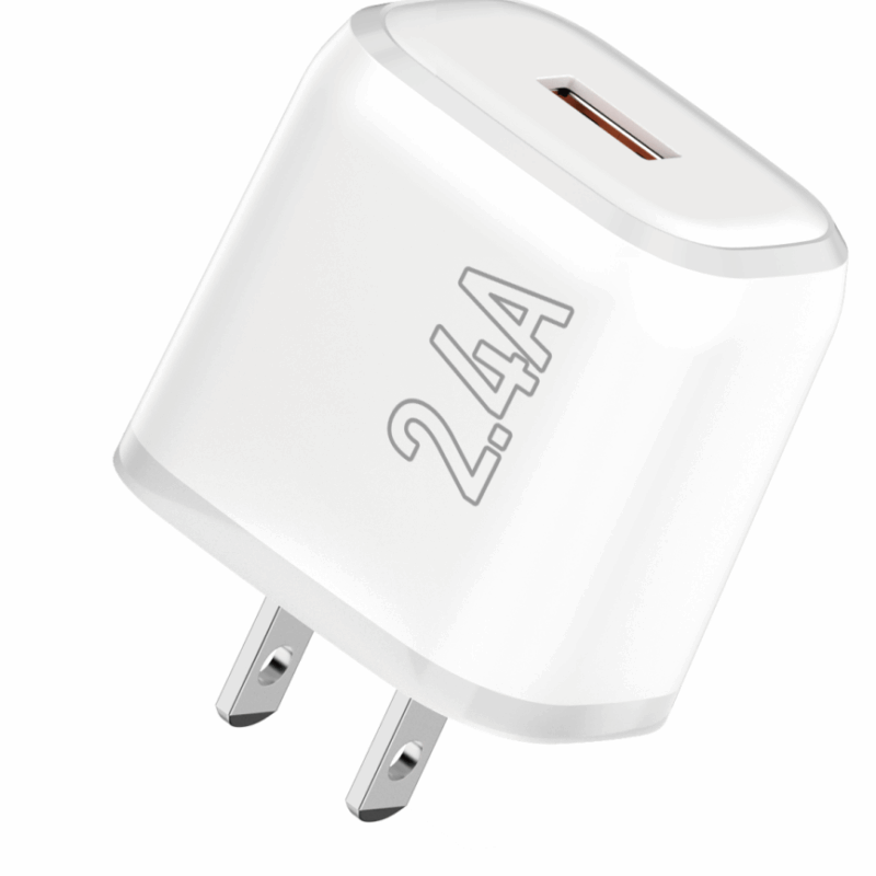 YLC 2.1A USB A Charger Adapter-US/UK/EU/IN Plug