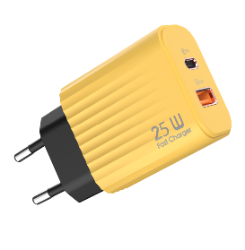 YLC USB A+C PD 25W Fast Wall Charger-US/UK/EU/IN Plug